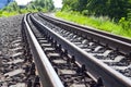 Railroad Track Royalty Free Stock Photo