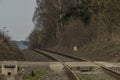 Railroad track near Horni Slavkov town