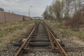 Railroad track near Horni Slavkov town