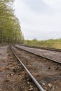 Railroad Track Scenic Royalty Free Stock Photo