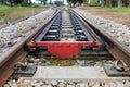 Railroad Track splitting lanes