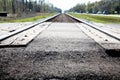 Railroad Tracks Royalty Free Stock Photo