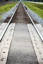 Railroad Tracks Royalty Free Stock Photo