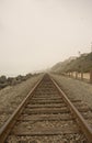 Railroad Tracks at 204 in San Clemente Royalty Free Stock Photo