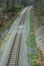 Railroad tracks Royalty Free Stock Photo