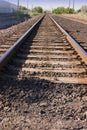 Railroad Tracks Royalty Free Stock Photo