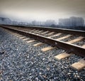 Railroad tracks Royalty Free Stock Photo