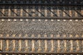 Railroad tracks. From above. Railway train tracks. Royalty Free Stock Photo