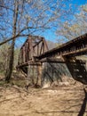 Railroad Tracks Crossing Big Elkin Creek