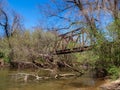 Railroad Tracks Crossing Big Elkin Creek