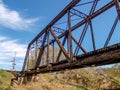 Railroad Tracks Crossing Big Elkin Creek