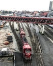 Railroad Tracks in Downtown Vancouver, BC