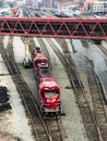 Railroad Tracks in Downtown Vancouver, BC