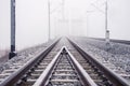 Railroad tracks Royalty Free Stock Photo