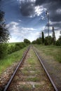 Železničná trať v prírode