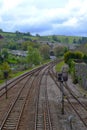 Railroad Tracks out of Totnes Hams England