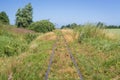 Railroad tracks in Poland