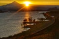 Sunset, Columbia River Gorge, Washington State