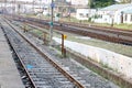 Railroad tracks and Switches - Image Royalty Free Stock Photo