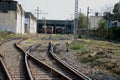 Railroad tracks and Switches - Image Royalty Free Stock Photo