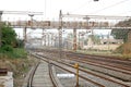 Railroad tracks and Switches - Image Royalty Free Stock Photo