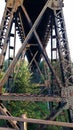 Railroad tressel Royalty Free Stock Photo