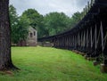 Railroad Trestle at Harpers Ferry Royalty Free Stock Photo