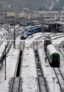 Railroad in winter