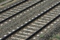 Rails Royalty Free Stock Photo