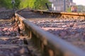 Rails in kiel Royalty Free Stock Photo