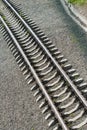 Rails Royalty Free Stock Photo