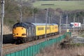 Railtrack test train near Lowgill in Cumbria Royalty Free Stock Photo