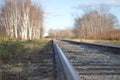 Railtracks, Canada Royalty Free Stock Photo