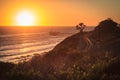 Railtracks at Sunset, Carpinteria Royalty Free Stock Photo