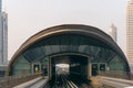 Railway Approach to a Transit Station in Dubai