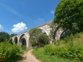 Railway aqueducts - Stanczyki. Royalty Free Stock Photo