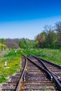 Railway arrows Royalty Free Stock Photo