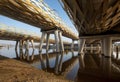 Railway bridge Royalty Free Stock Photo