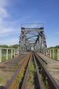 Railway bridge across the river.