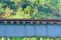 Railway bridge in Bandung, Indonesia Royalty Free Stock Photo