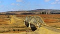 Railway bridge in the central highlands of Madagascar Royalty Free Stock Photo