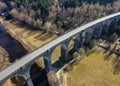 Railway bridge in Hetzdorf Erzgebirge Saxony