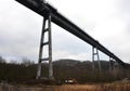 Railway Bridge,Moravske Branice , Czech Republic, Europe Royalty Free Stock Photo