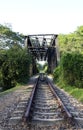 Railway bridge Royalty Free Stock Photo