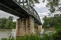 Railway bridge over the Tisza river