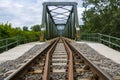 Railway bridge over the Tisza river