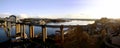 Railway bridge, Plymouth,Devon, UK