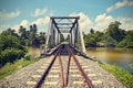 Railway bridge Royalty Free Stock Photo