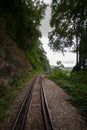 Railway Bridge tham krasae Kanchanaburi thailand. Royalty Free Stock Photo