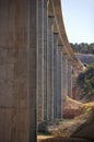 Railway bridge under construction Royalty Free Stock Photo